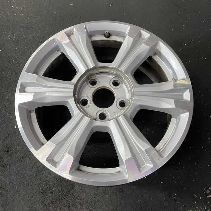 18" TERRAIN 16 18x7, 6 spoke Original OEM Wheel Rim - Close-Up Detail