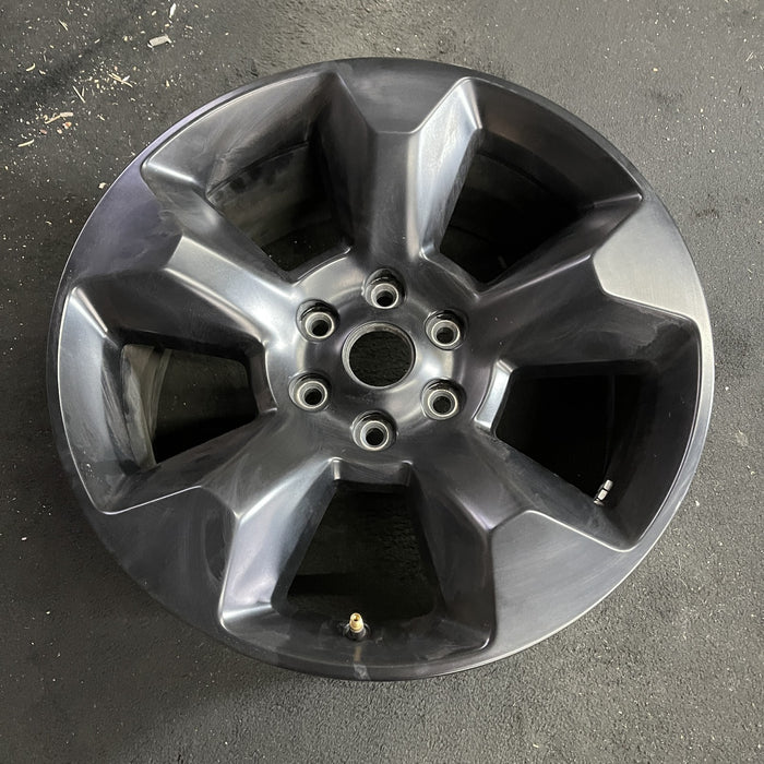 20" DODGE 1500 PICKUP 19 , 20x9, , 5 spoke, opt WRW Original OEM Wheel Rim - Side Profile