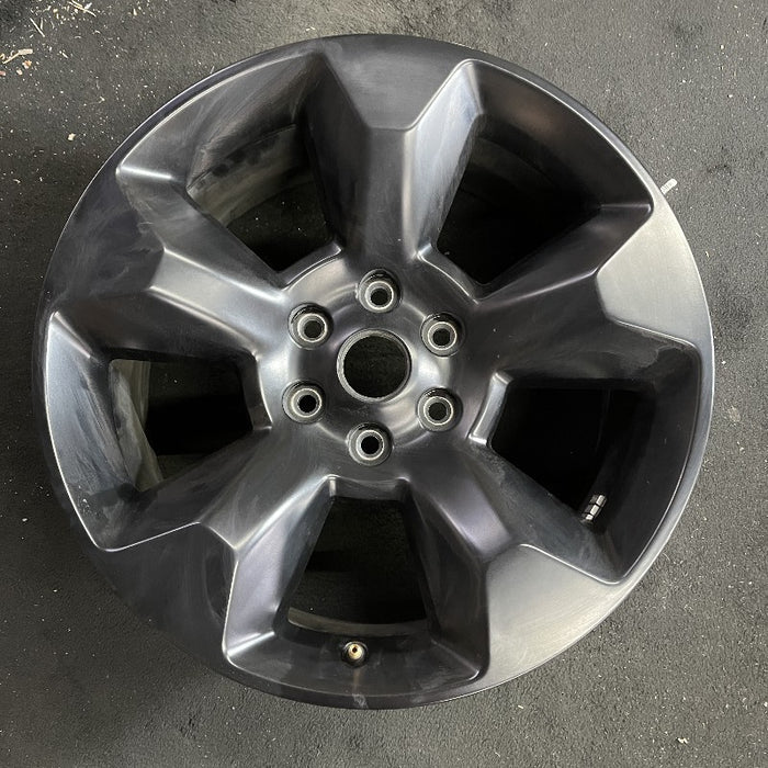 20" DODGE 1500 PICKUP 20-21 6 lug 20x9 5 spoke opt WRW black Original OEM Wheel Rim