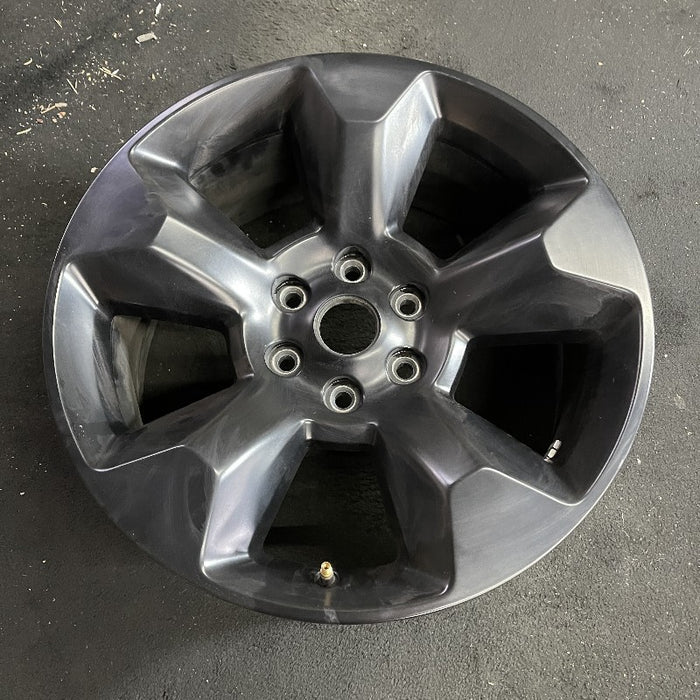20" DODGE 1500 PICKUP 20-21 6 lug 20x9 5 spoke opt WRW black Original OEM Wheel Rim