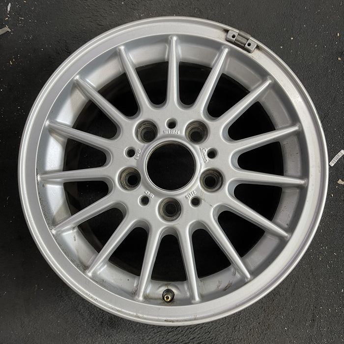 15" BMW 318i 95-96 15x7 , 15 vane Original OEM Wheel Rim - Angle View