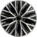 16" JETTA 19-21 16x6.5 , black pockets Original OEM Wheel Rim - Front View