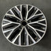 16" JETTA 19-21 16x6.5 , black pockets Original OEM Wheel Rim - Close-Up Detail