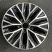 16" JETTA 19-21 16x6.5 , black pockets Original OEM Wheel Rim - Angle View