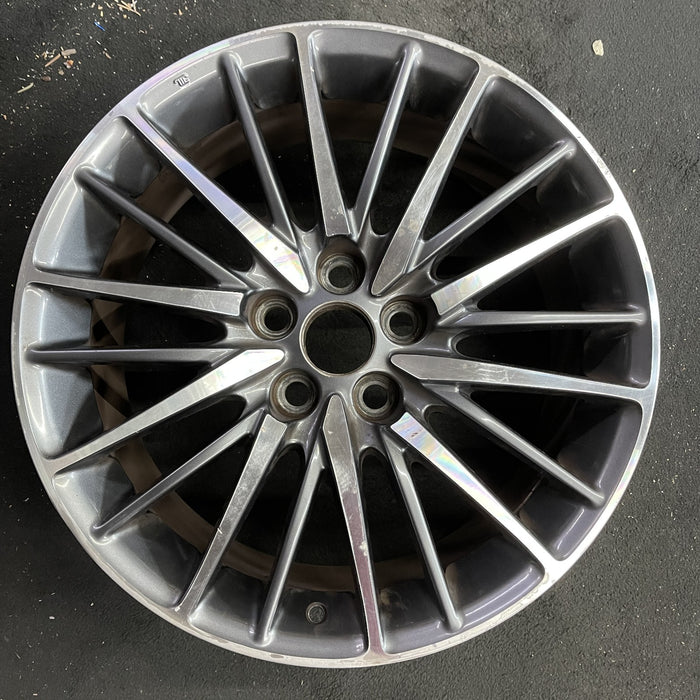 19" LEXUS LS460 13-17 , 19x8, 20 spoke Original OEM Wheel Rim - Angle View