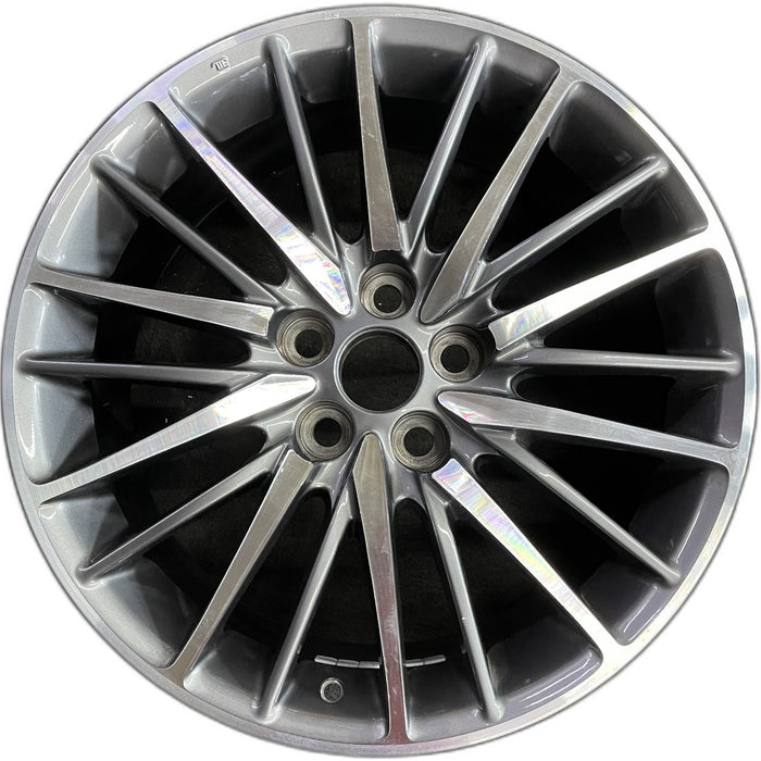 19" LEXUS LS460 13-17 , 19x8, 20 spoke Original OEM Wheel Rim - Front View