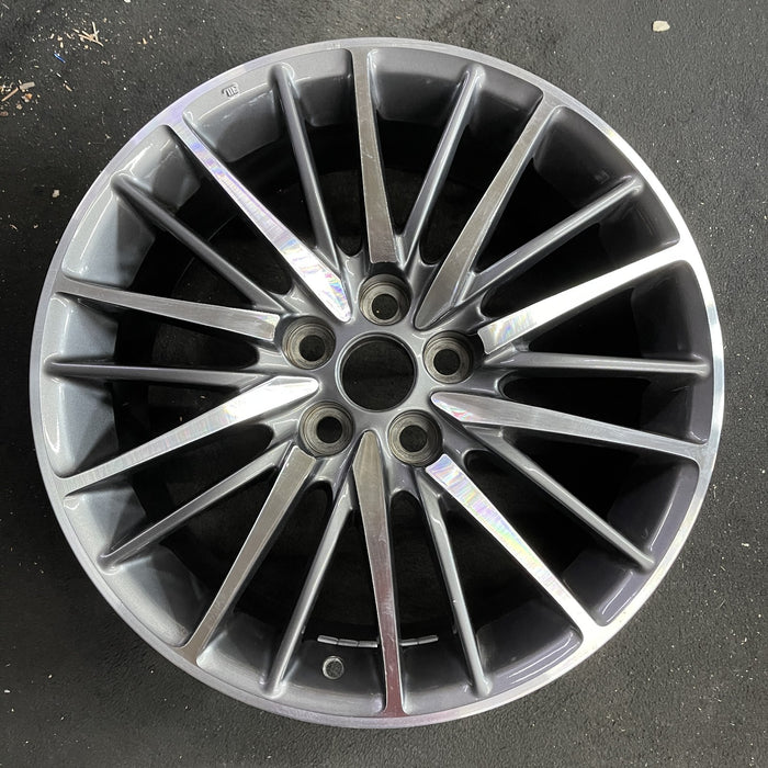 19" LEXUS LS460 13-17 , 19x8, 20 spoke Original OEM Wheel Rim - Angle View