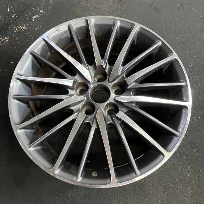 19" LEXUS LS460 13-17 , 19x8, 20 spoke Original OEM Wheel Rim - Side Profile