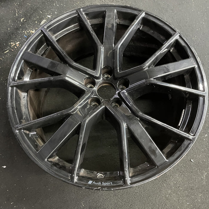 21" E-TRON 21-23 21x9.5 , 5 spoke, W spoke Original OEM Wheel Rim - Side Profile
