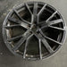 21" E-TRON 21-23 21x9.5 , 5 spoke, W spoke Original OEM Wheel Rim - Side Profile