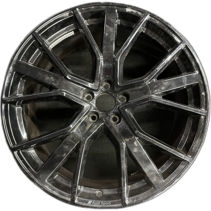 21" E-TRON 21-23 21x9.5 , 5 spoke, W spoke Original OEM Wheel Rim - Front View
