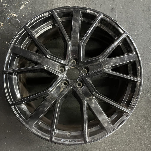 21" E-TRON 21-23 21x9.5 , 5 spoke, W spoke Original OEM Wheel Rim - Angle View