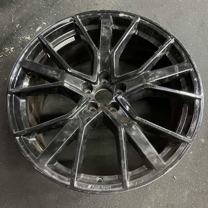 21" E-TRON 21-23 21x9.5 , 5 spoke, W spoke Original OEM Wheel Rim - Side Profile