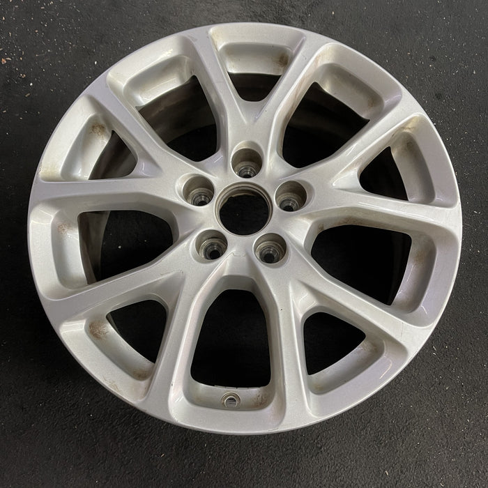 17" CHEROKEE 14-17 17x7, aluminum Original OEM Wheel Rim - Side Profile