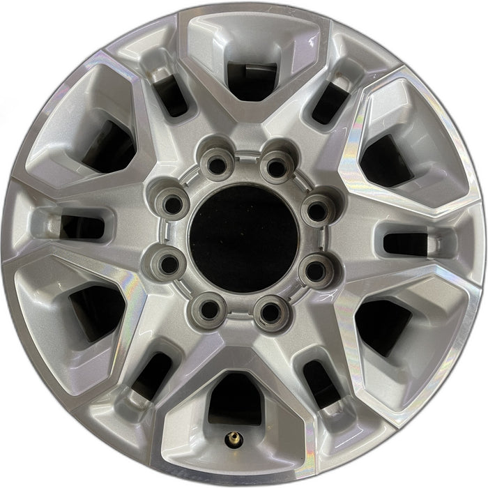 18" SILVERADO 2500 PICKUP 21-24 18x8, aluminum, machined face with silver accent Original OEM Wheel Rim