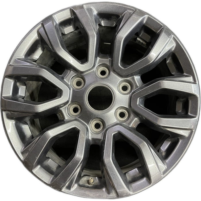 17" RANGER 19-22 17x8, , dark gray, , V spoke Original OEM Wheel Rim - Front View