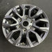 17" RANGER 19-22 17x8, , dark gray, , V spoke Original OEM Wheel Rim - Side Profile