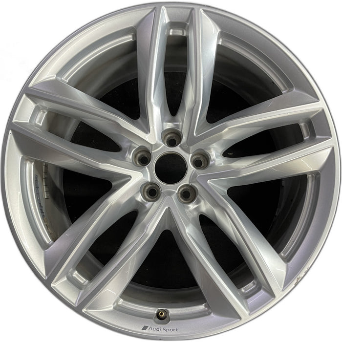 21" AUDI Q7 17-18 21x9.5 , Original OEM Wheel Rim - Front View