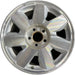 17" DEVILLE 03 5 lug, DTS, 17x7.5, 7 spoke, silver finish Original OEM Wheel Rim - Front View