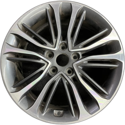 18" VELOSTER 16 18x7.5 w/o body color accents; 20 spoke two te Original OEM - Front View