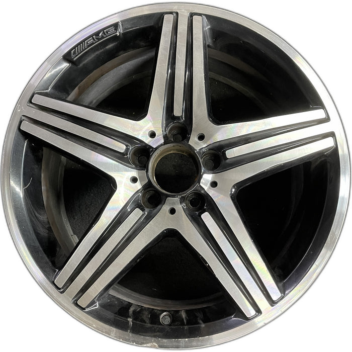 18" MERCEDES CLA-CLASS 14-16 117 Type, CLA250, 18x8, Original OEM Wheel Rim - Front View