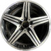 18" MERCEDES CLA-CLASS 14-16 117 Type, CLA250, 18x8, Original OEM Wheel Rim - Front View