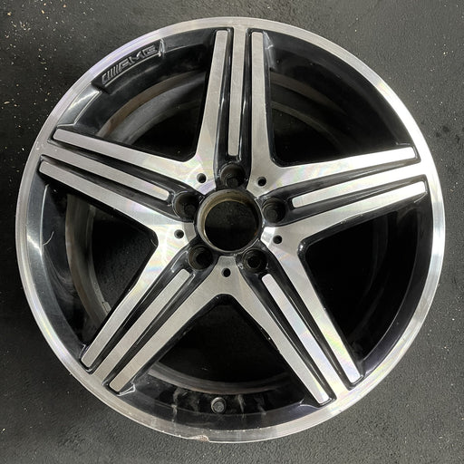 18" MERCEDES CLA-CLASS 14-16 117 Type, CLA250, 18x8, Original OEM Wheel Rim - Angle View