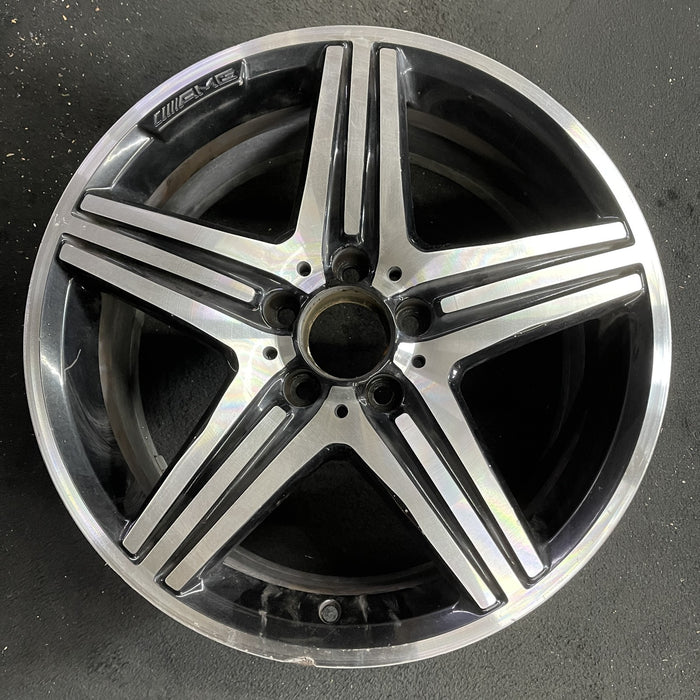 18" MERCEDES CLA-CLASS 14-16 117 Type, CLA250, 18x8, Original OEM Wheel Rim - Angle View