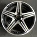 18" MERCEDES CLA-CLASS 14-16 117 Type, CLA250, 18x8, Original OEM Wheel Rim - Angle View