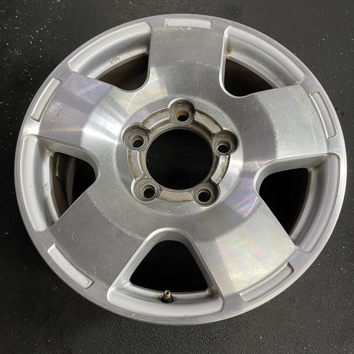18" TUNDRA 07-09 18x8, alloy, , smooth Original OEM Wheel Rim - Side Profile