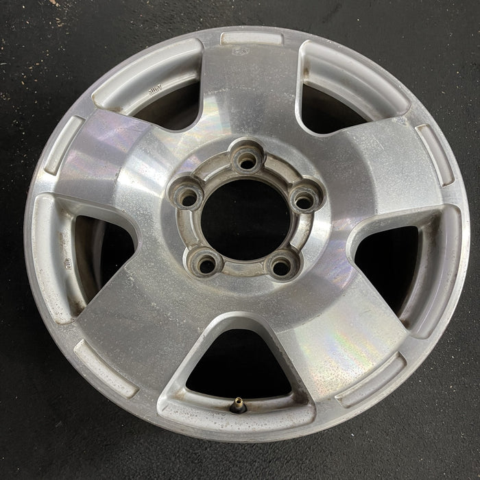 18" TUNDRA 07-09 18x8, alloy, , smooth Original OEM Wheel Rim - Side Profile
