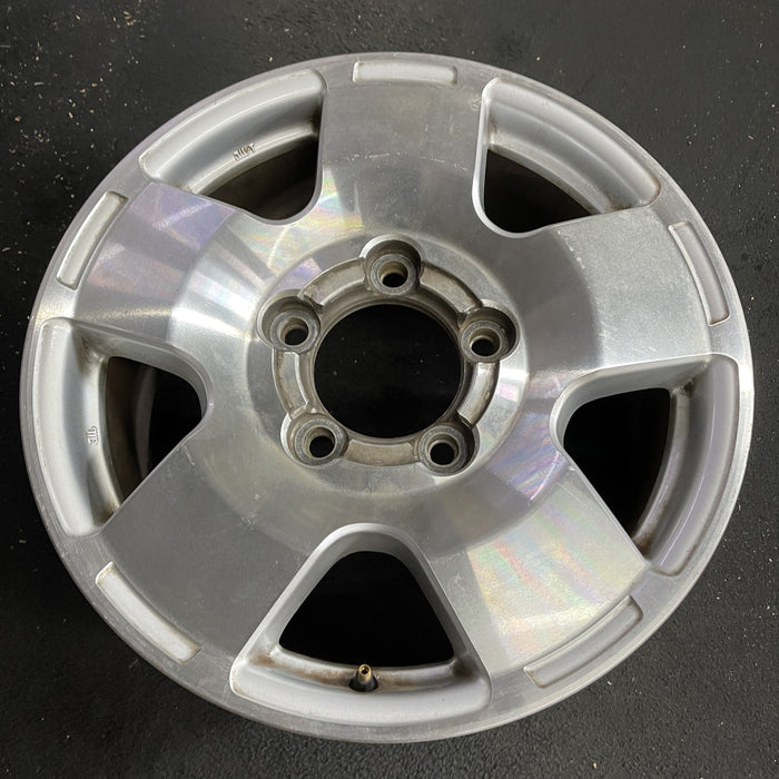 18" TUNDRA 07-09 18x8, alloy, , smooth Original OEM Wheel Rim - Side Profile