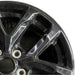 17" GLADIATOR 22 17x7.5 aluminum 5 spoke double spoke gloss black Original OEM - Side Profile