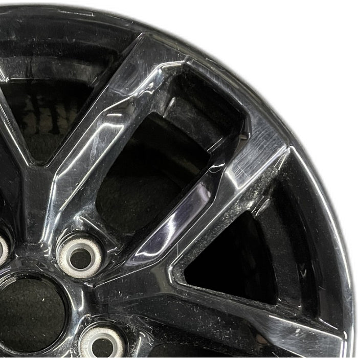 17" GLADIATOR 22 17x7.5 aluminum 5 spoke double spoke gloss black Original OEM - Side Profile