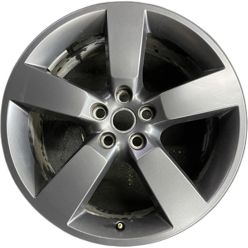 20" DEFENDER 20-24 20x8.5 5 spoke straight spoke gray Original OEM Wheel Rim - Front View