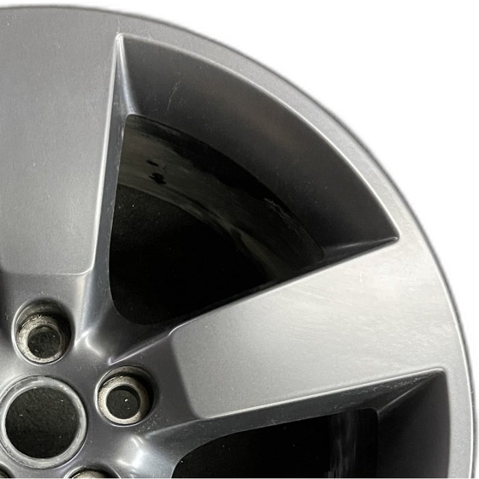 20" DEFENDER 20-24 20x8.5 5 spoke straight spoke gray Original OEM Wheel Rim - Side Profile