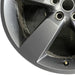 20" DEFENDER 20-24 20x8.5 5 spoke straight spoke gray Original OEM Wheel Rim - Back View