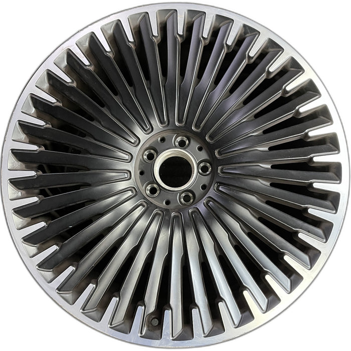 22" EQS-CLASS 23-24 297 Type, 22x10 Original OEM Wheel Rim - Front View