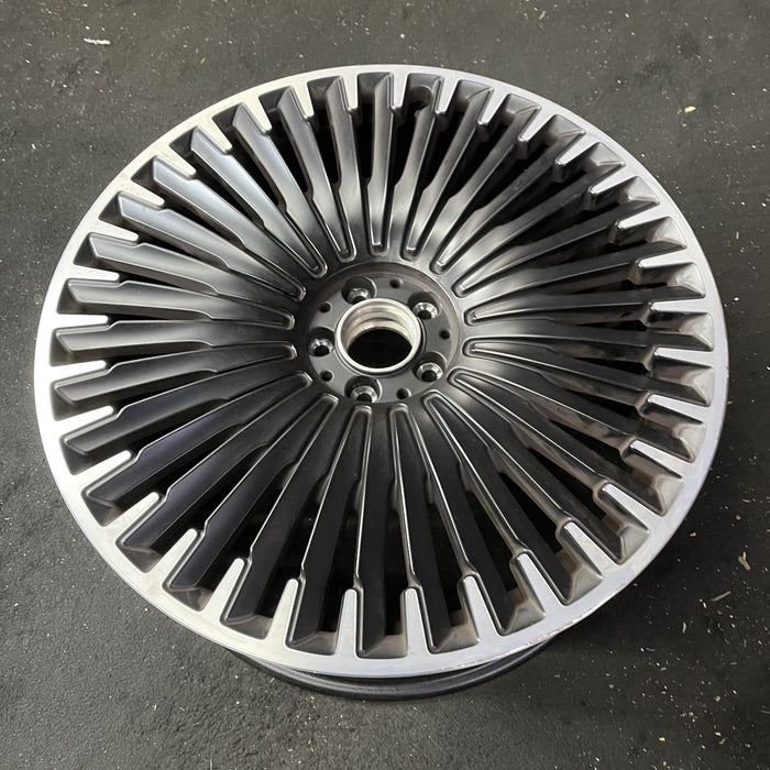 22" EQS-CLASS 23-24 297 Type, 22x10 Original OEM Wheel Rim - Close-Up Detail
