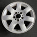 16" BMW 320i 01-05 , 16x7, alloy, 7 spoke, flat spoke Original OEM Wheel Rim - Side Profile