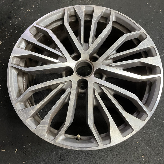 20" AUDI A6 16 20x8.5 , 5 single spoke, star design Original OEM Wheel Rim - Side Profile