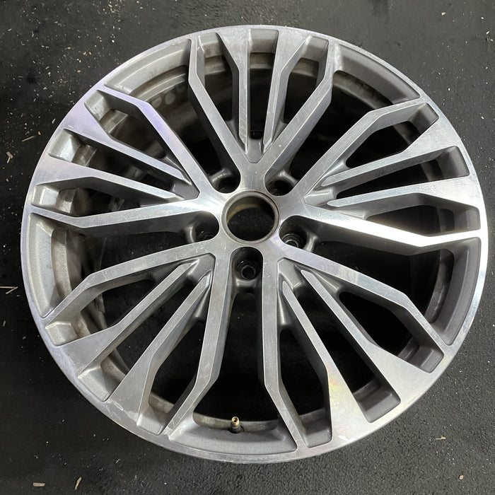 20" AUDI A6 16 20x8.5 , 5 single spoke, star design Original OEM Wheel Rim - Side Profile