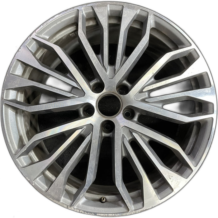 20" AUDI A6 16 20x8.5 , 5 single spoke, star design Original OEM Wheel Rim - Front View
