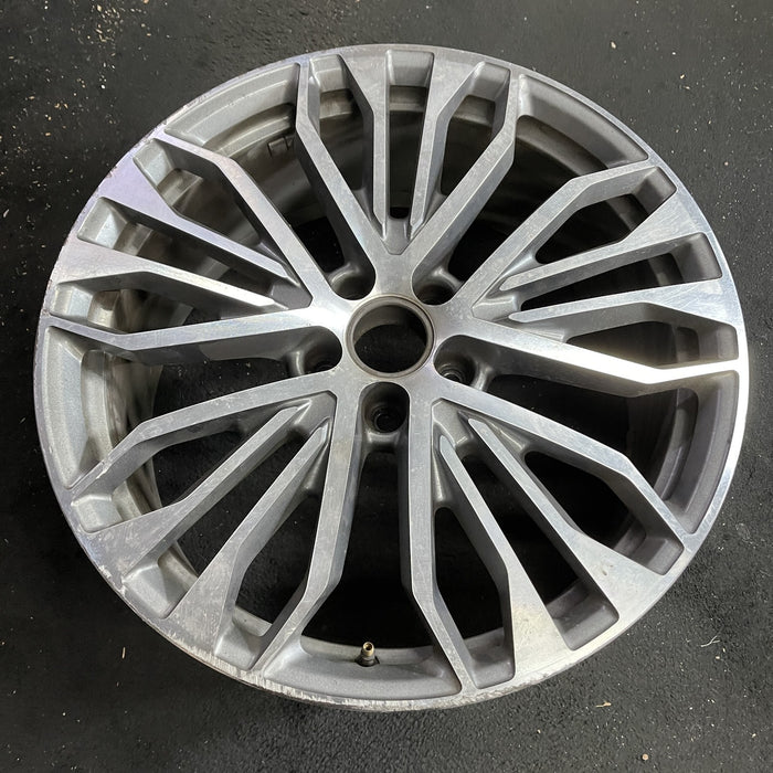 20" AUDI A6 16 20x8.5 , 5 single spoke, star design Original OEM Wheel Rim - Side Profile