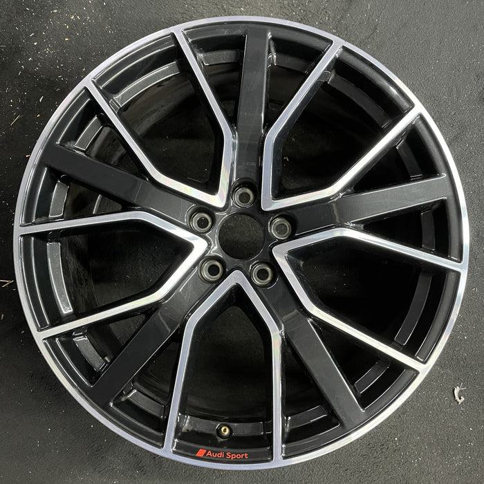 20" AUDI Q5 21-22 20x8 , 15 spoke Original OEM Wheel Rim - Angle View