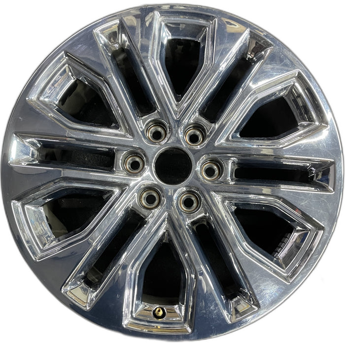 20" FORD F150 PICKUP 24-26 20x8.5, , split spoke, , chrome Original OEM Wheel - Front View