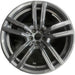 21" BMW X5M 21-24 21x10.5, 10 spoke, 5 split spoke Original OEM Wheel Rim - Front View