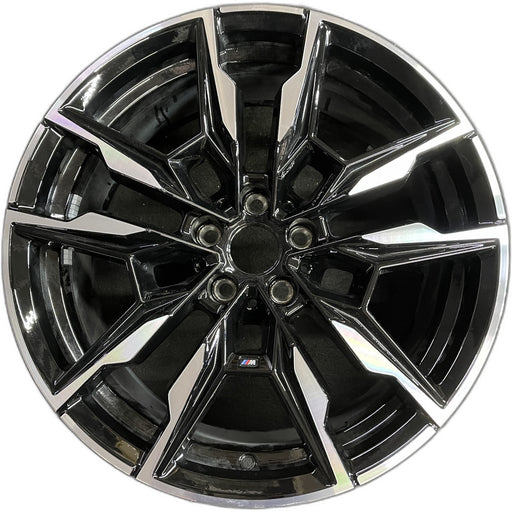 19" I4 22-24 19x8.5, , V spoke Original OEM Wheel Rim - Front View