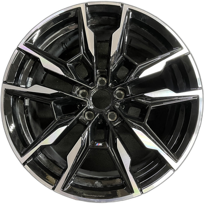 19" I4 22-24 19x8.5, , V spoke Original OEM Wheel Rim - Front View