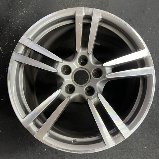 20" PORSCHE PANAMERA 10-16 , 20x11, 5 double spoke Original OEM Wheel Rim - Angle View